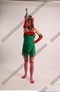 Veronika Elf with gun pose 18